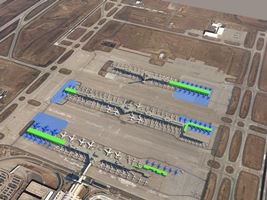 (Click to enlarge.) Artist's view of the expansion project, looking north. Credit: DIA