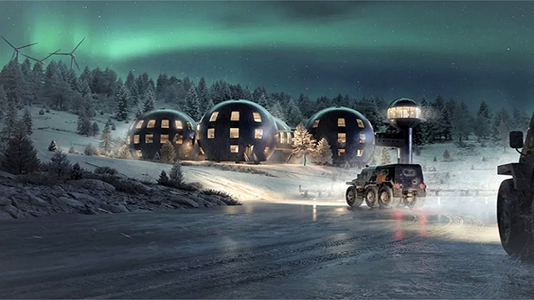 Artist’s conception of the international research station. Source: Moscow Institute of Physics and Technology