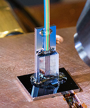 Figure 3: Beam welding is an important process in joining photonics devices. Source: NIST