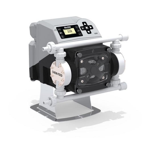 A multi-diaphragm pump offers the advantages of traditional diaphragm pumps without the risk of vapor locking or water hammering. Source: Blue-White Industries