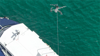 Video: New system enables drones to accompany small boats