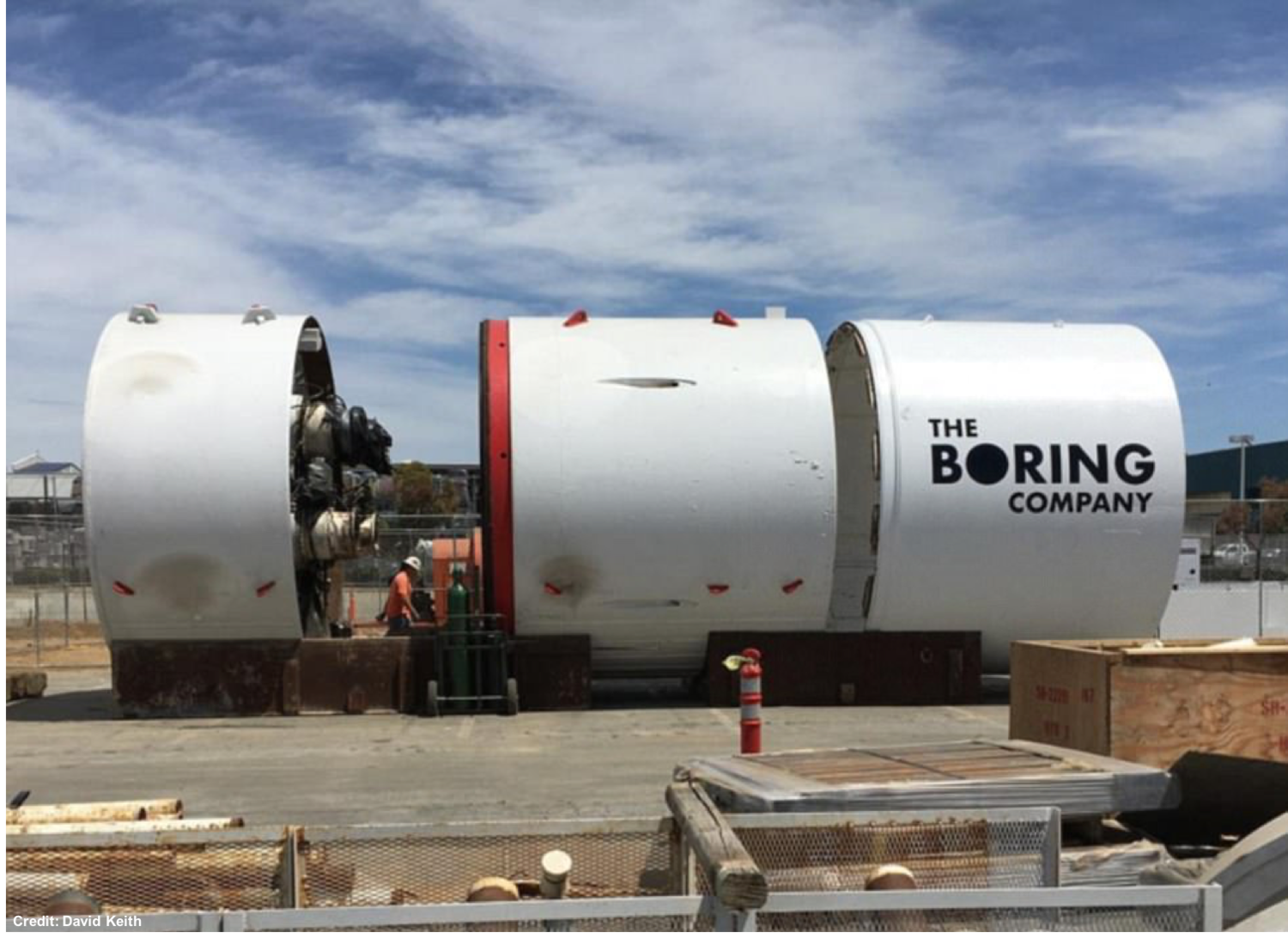 One of The Boring Co.'s TBMs. Source: The Boring Co.