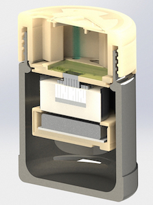 Cutaway of the Zika test. Image credit: UPenn.